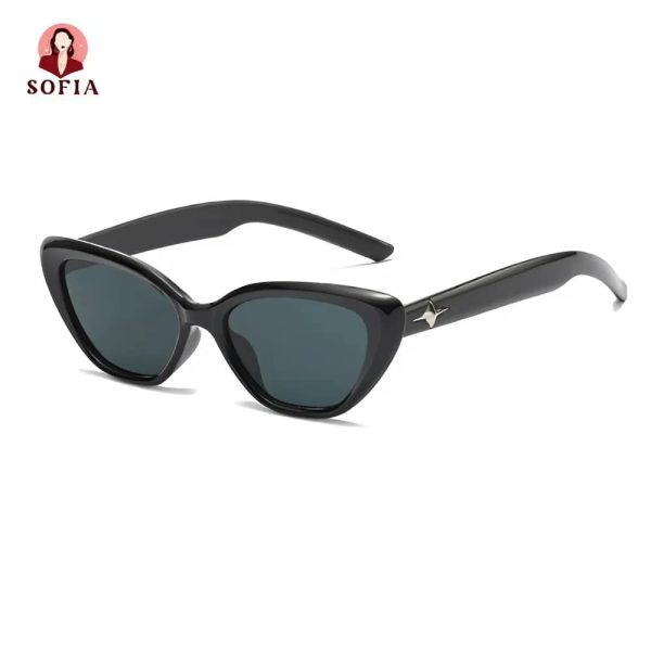 Kính mắt râm nam nữ thời trang mắt mèo phong cách siêu ngầu đi nắng mẫu mới hàn quốc - Hình ảnh 3